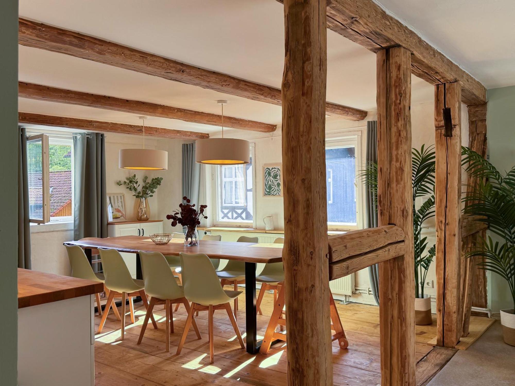 Вилла Haus Ludwig - Saniertes Fachwerkhaus Im Harz - 12 Personen Тале Экстерьер фото